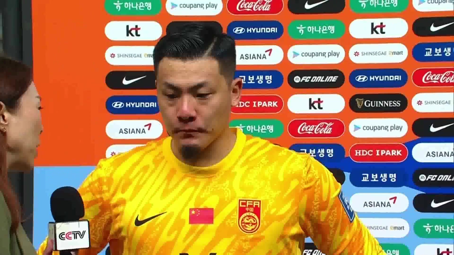  王大雷含泪感慨：遗憾主场没赢泰国 已做到我所能做到了